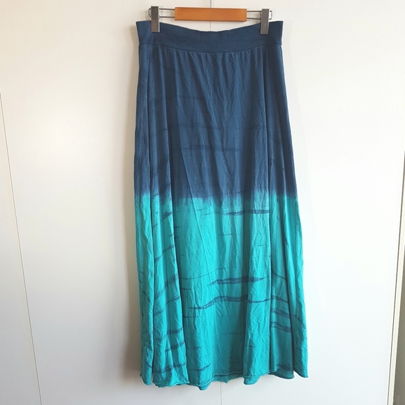 TRYST By Matthew Dip-Dye Maxi Skirt